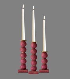 Ensemble de chandeliers sculpturaux européens contemporains en baie foncée par Margit Wittig