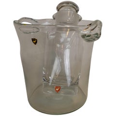Ensemble de rafraîchisseur et de shaker Orrefors Nils Landberg, Suède, années 1950