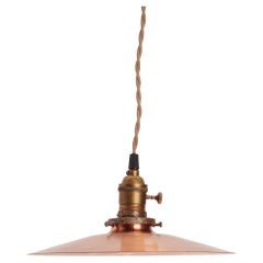 Ensemble de lampes suspendues en cuivre, quatre tailles différentes, Allemagne des années 1920 