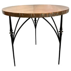 Set of Copper Topped Side Tables