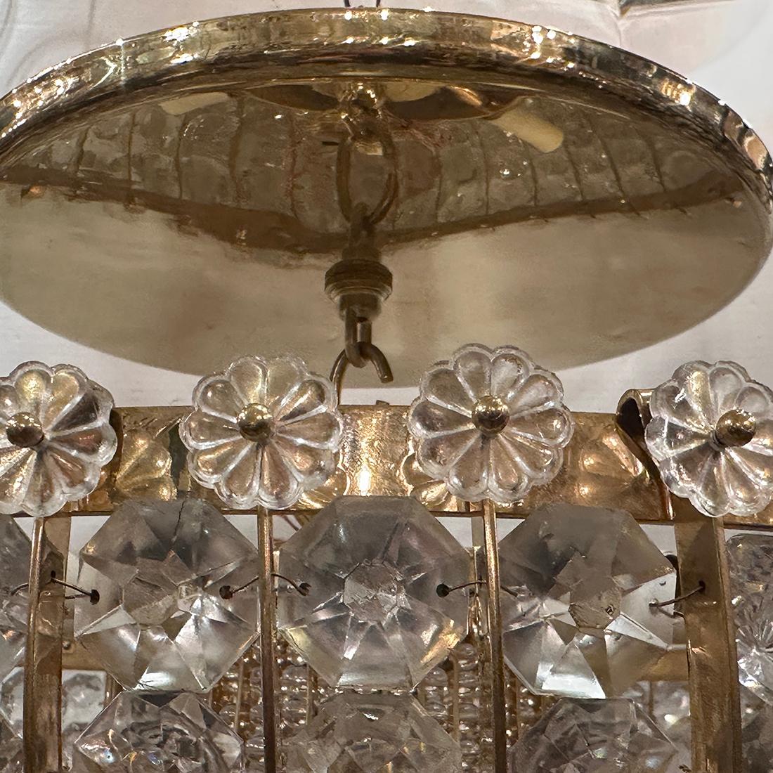 Francese Set di apparecchi a incasso in cristallo. Venduto singolarmente in vendita