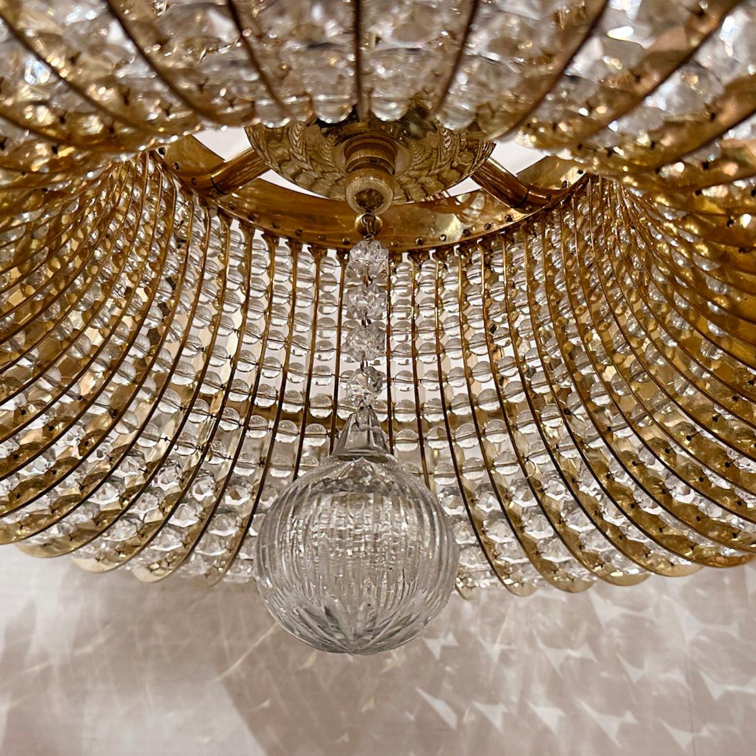 Set di apparecchi a incasso in cristallo. Venduto singolarmente In condizioni buone in vendita a New York, NY