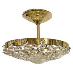 Set of Crystal Light Fixtures, Sold Individually