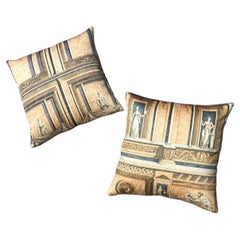 Set of Cushions, Piero Fornasetti, Mid century modern style Italian design