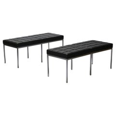 Set of custom ordered Florence Knoll Benches