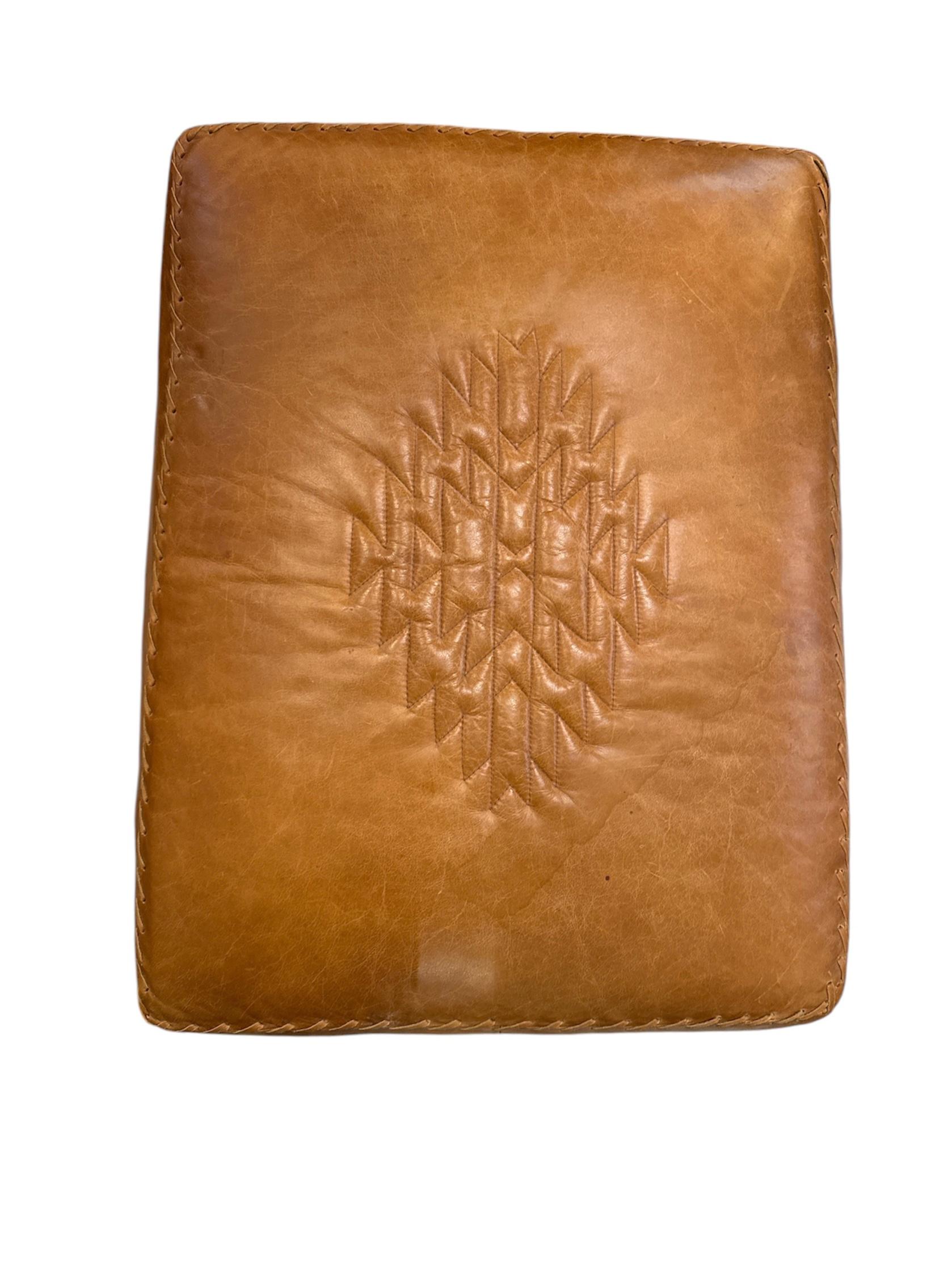 Late 20th Century Set of Custom Manner of Ralph Lauren Hand Made Leather Swivel Club Chair