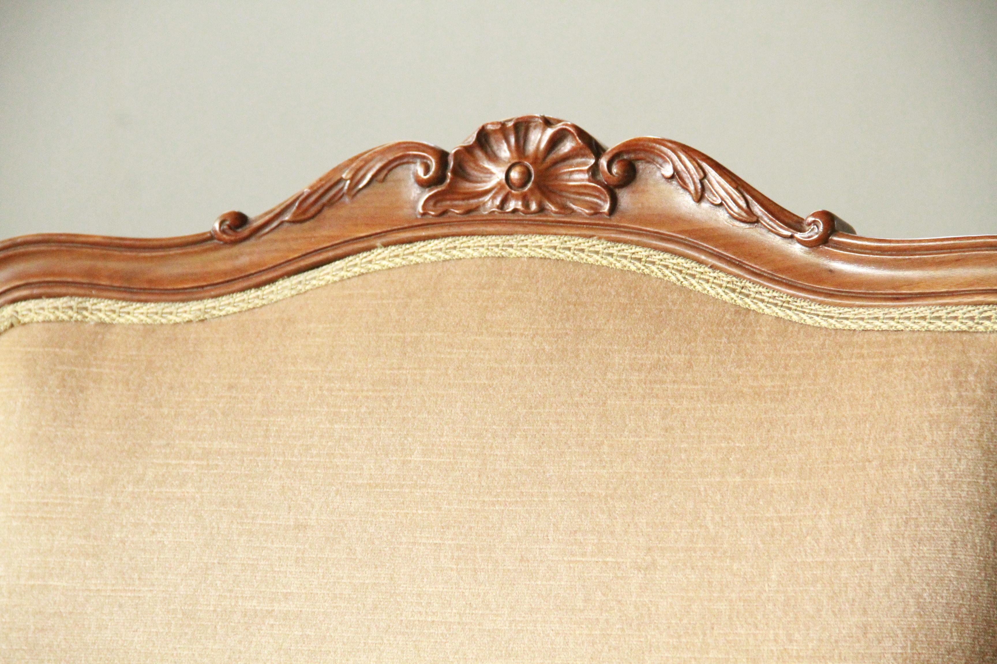 Ensemble de chaises longues danoises anciennes du 18e siècle, style Louis XV en vente 4