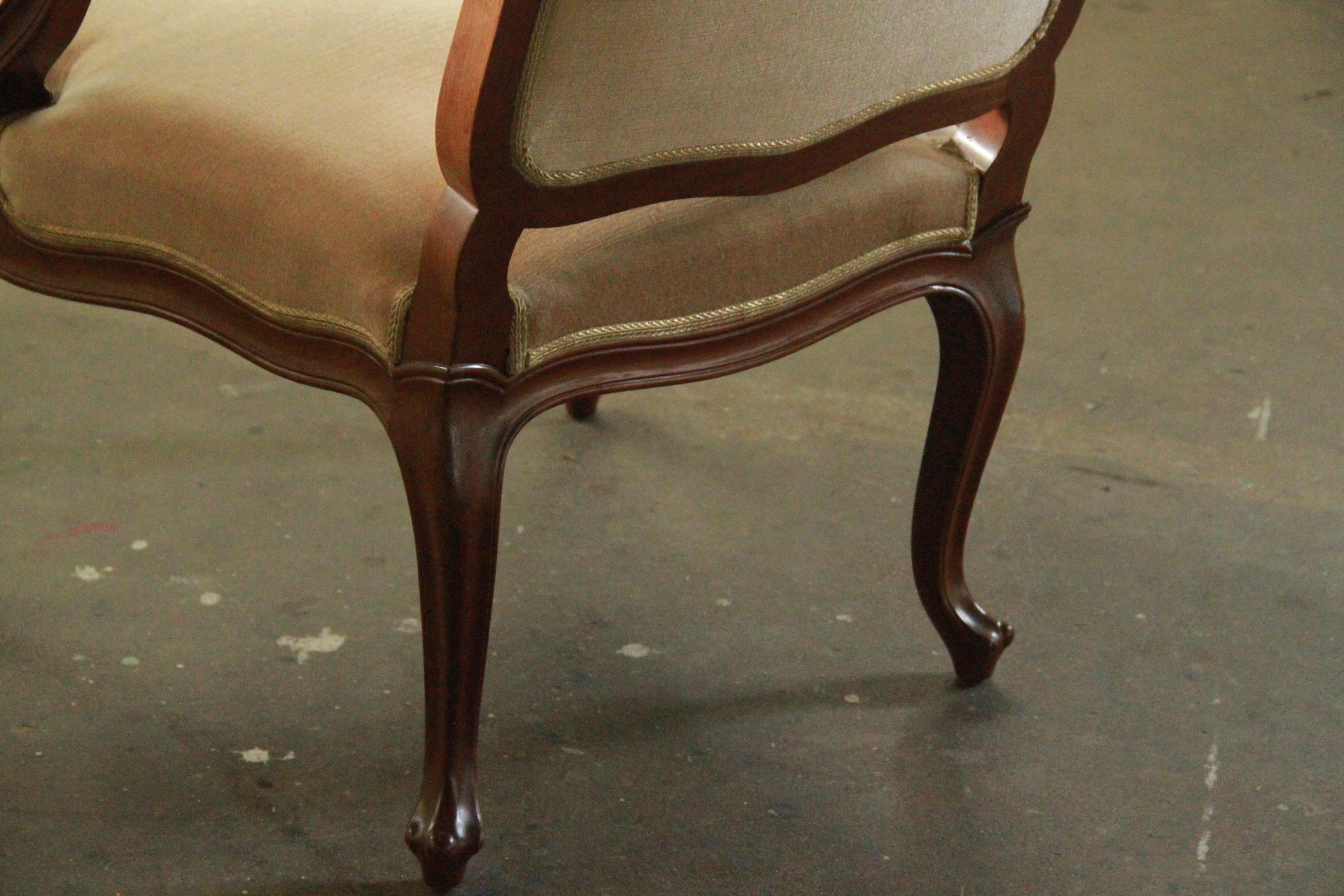 Ensemble de chaises longues danoises anciennes du 18e siècle, style Louis XV en vente 7