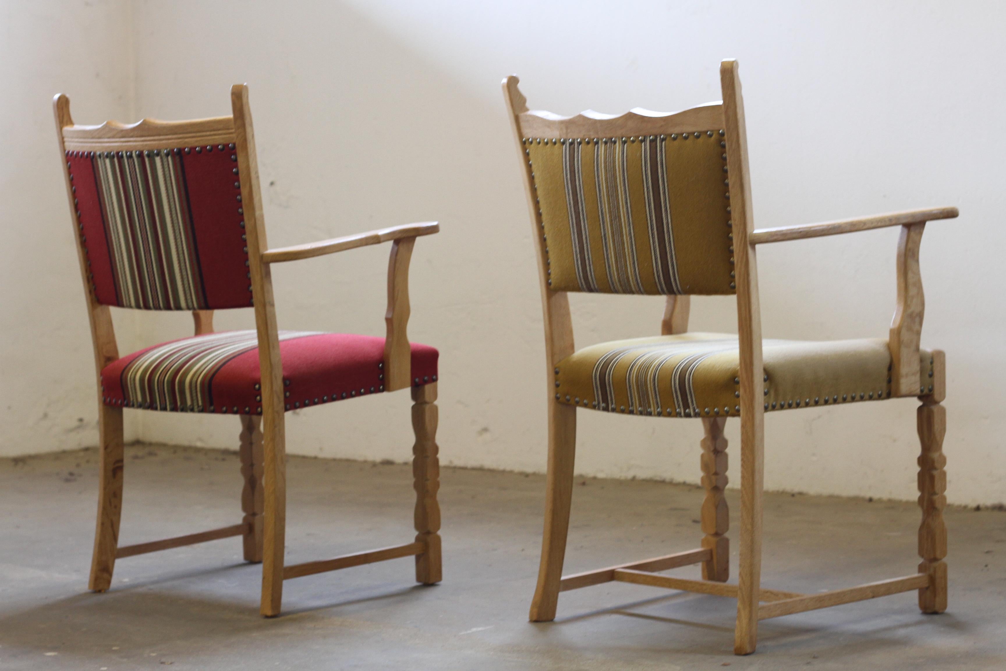 Ensemble de Fauteuils Brutalistes Danois dans le style de Kjærnulf en vente 6