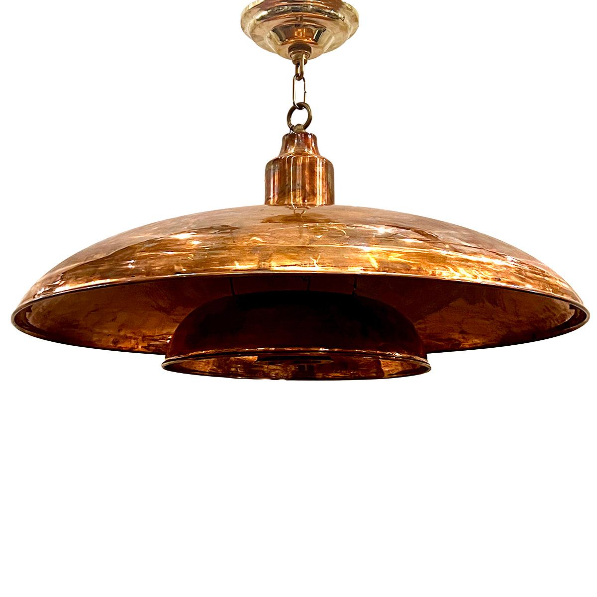 Set of Danish Copper Light Fixtures, Sold Individually For Sale 1