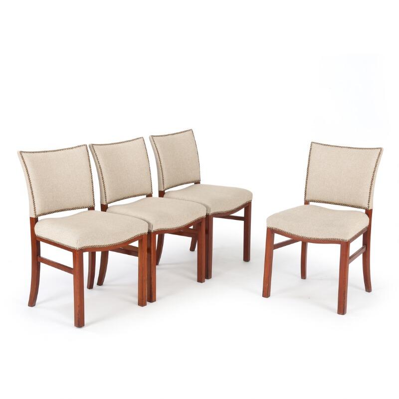Scandinavian Modern Set of Danish Kaare Klint Style 1940s Dining Chairs