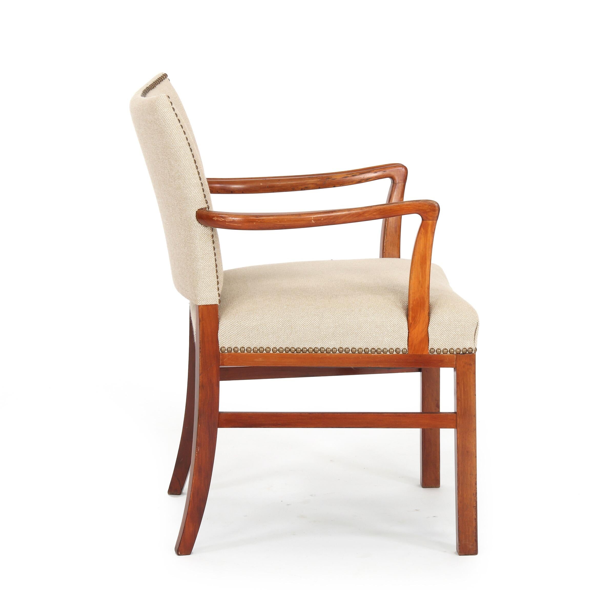 Mid-20th Century Set of Danish Kaare Klint Style 1940s Dining Chairs