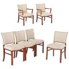 Set of Danish Kaare Klint Style 1940s Dining Chairs