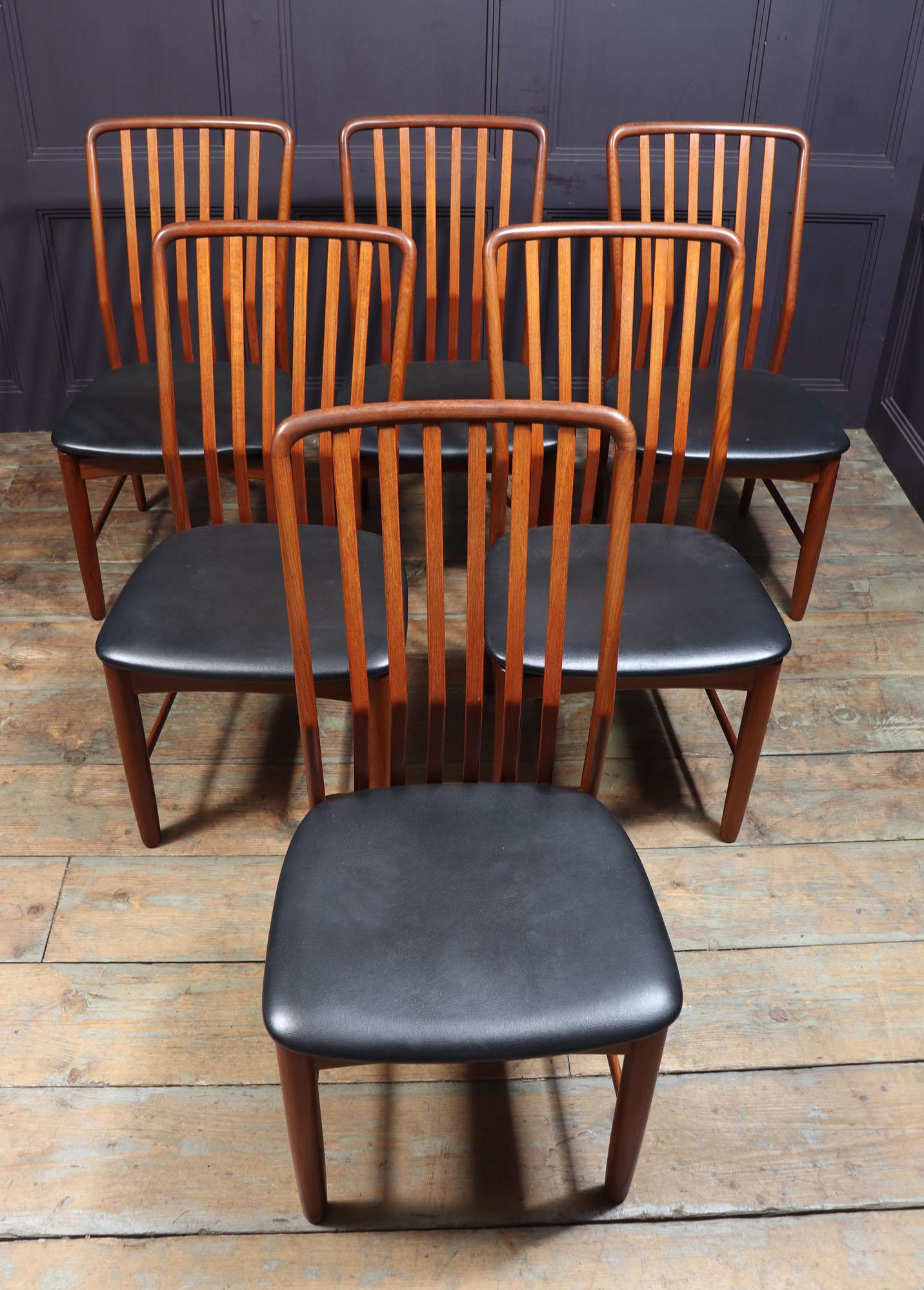 Set of Danish Mid-Century Modern Dining Chairs by Svend Madsen 1