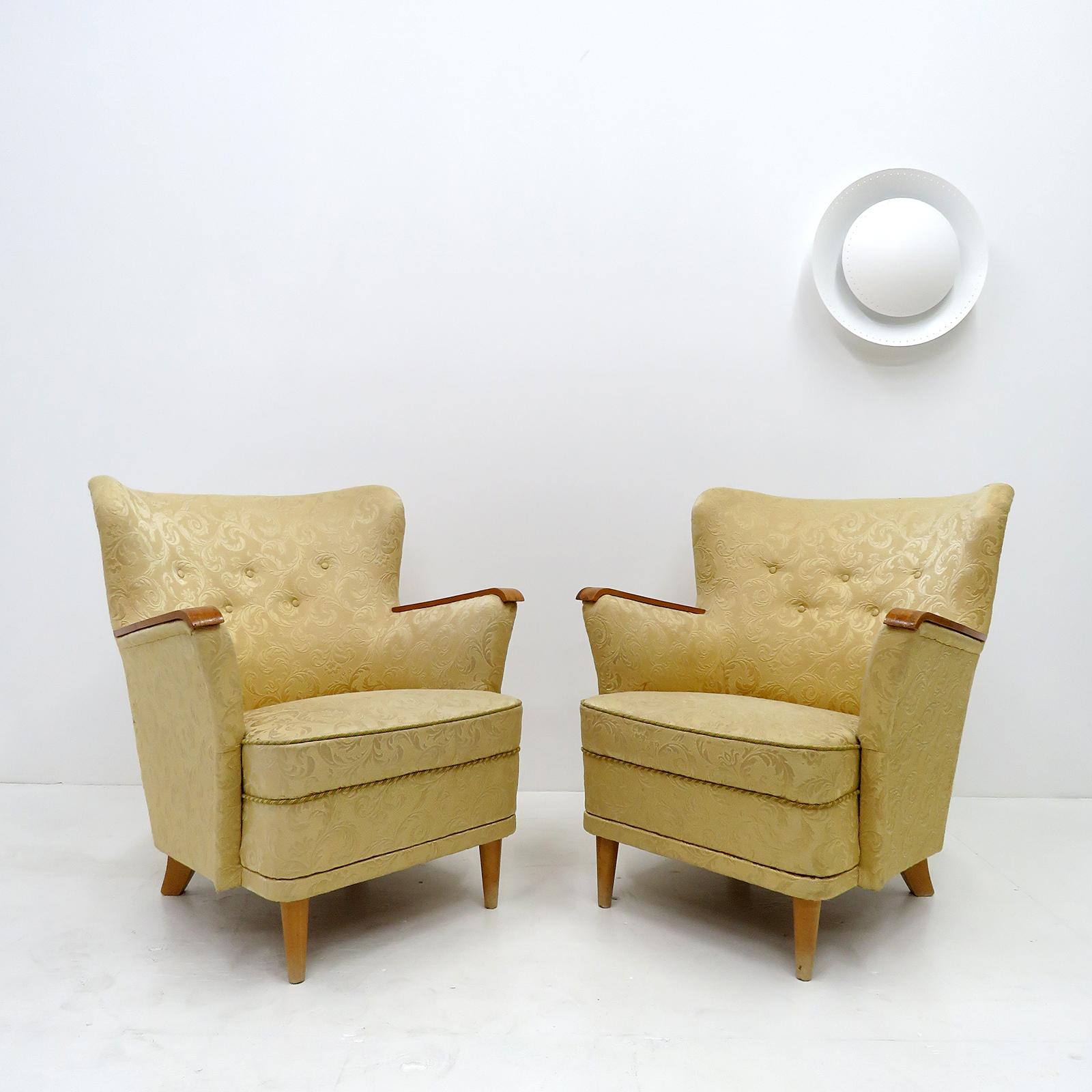 Set of Danish Modern Club Chairs, 1950 3