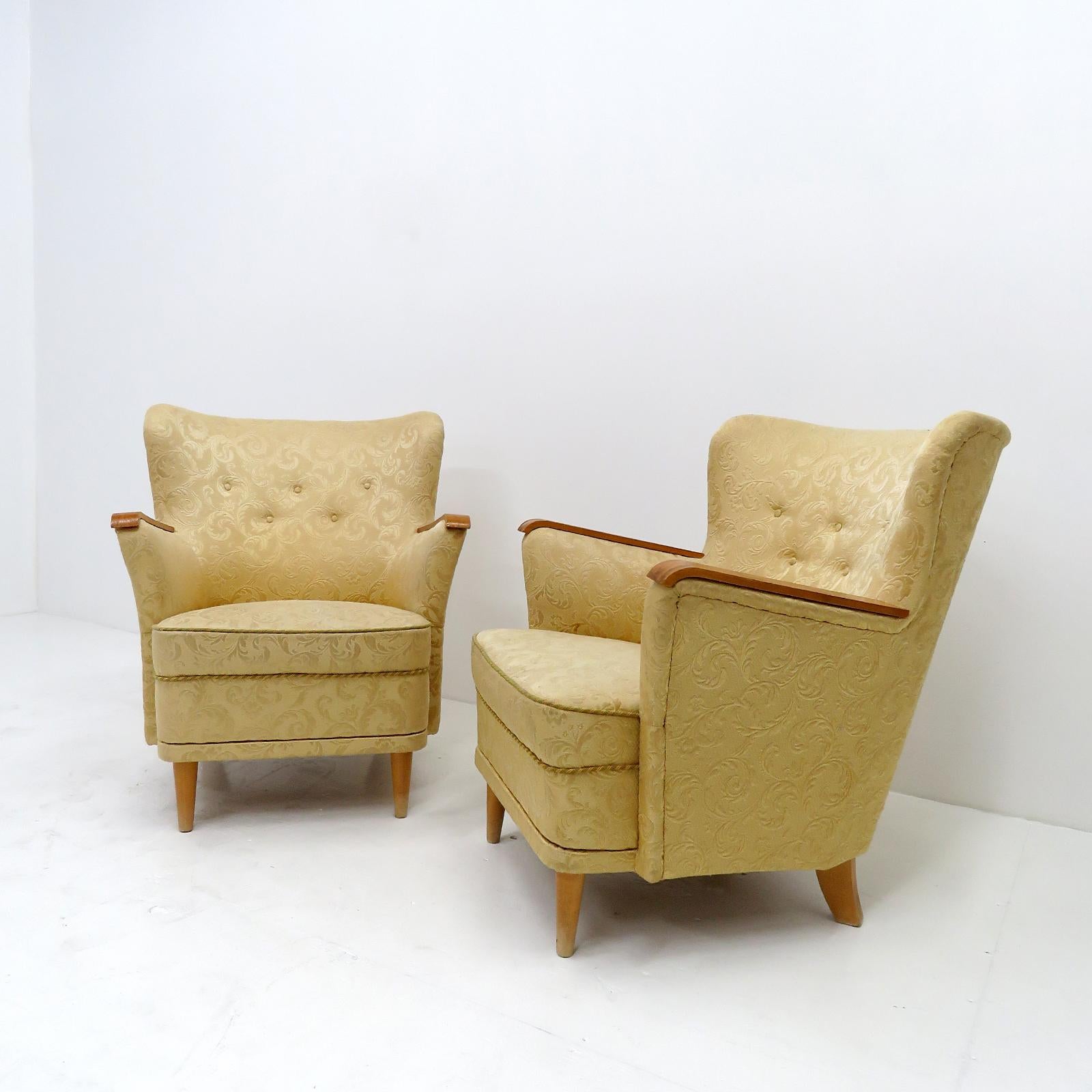 Set of Danish Modern Club Chairs, 1950 2