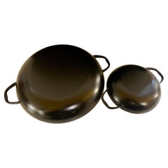 Set of Danish Modern Enamel Krenit Bowls by Herbert Krenchel for Torben Orskov