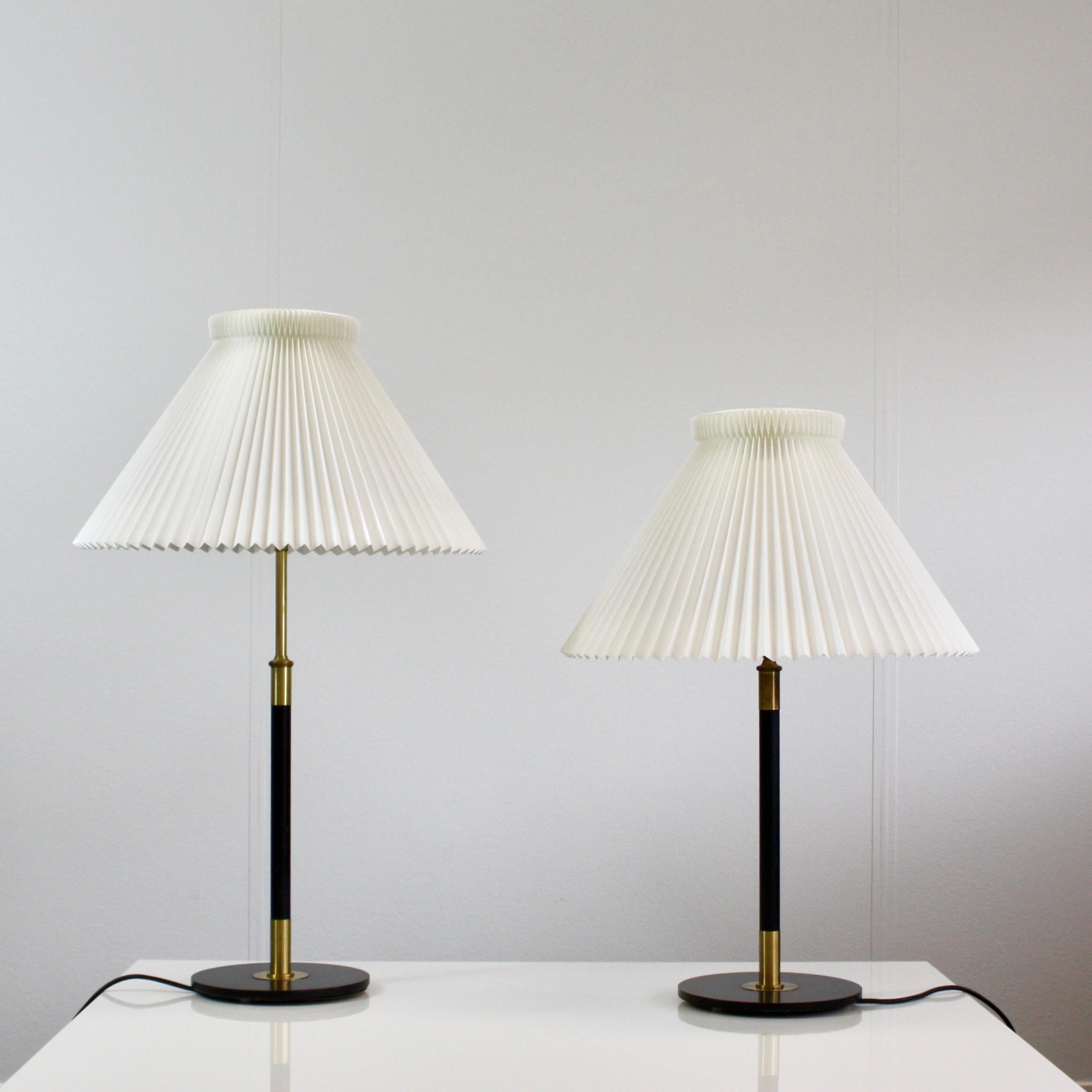 Set of Danish Modern Le Klint desk Lamp, 1960s, Denmark In Good Condition For Sale In Værløse, DK