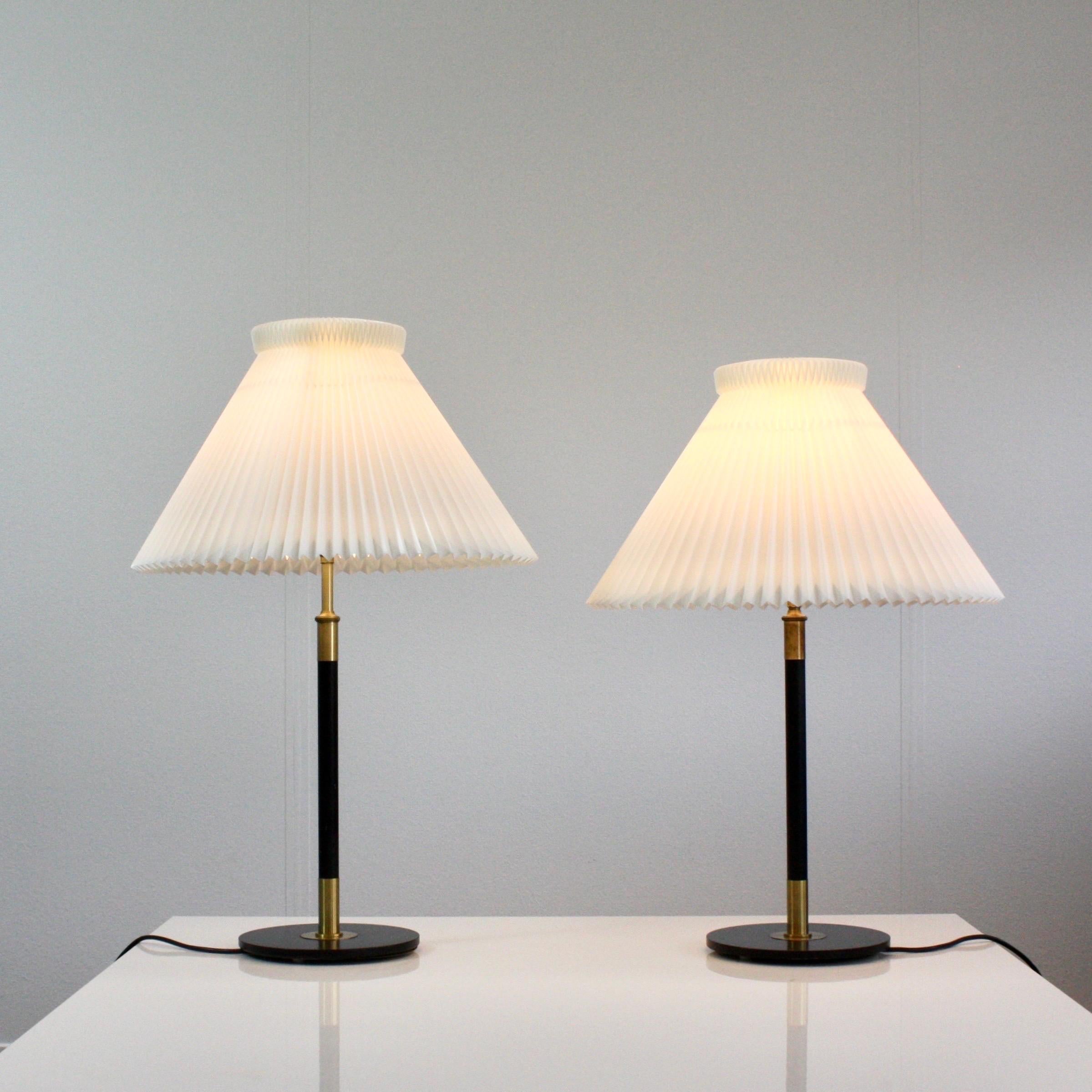 Mid-20th Century Set of Danish Modern Le Klint desk Lamp, 1960s, Denmark For Sale