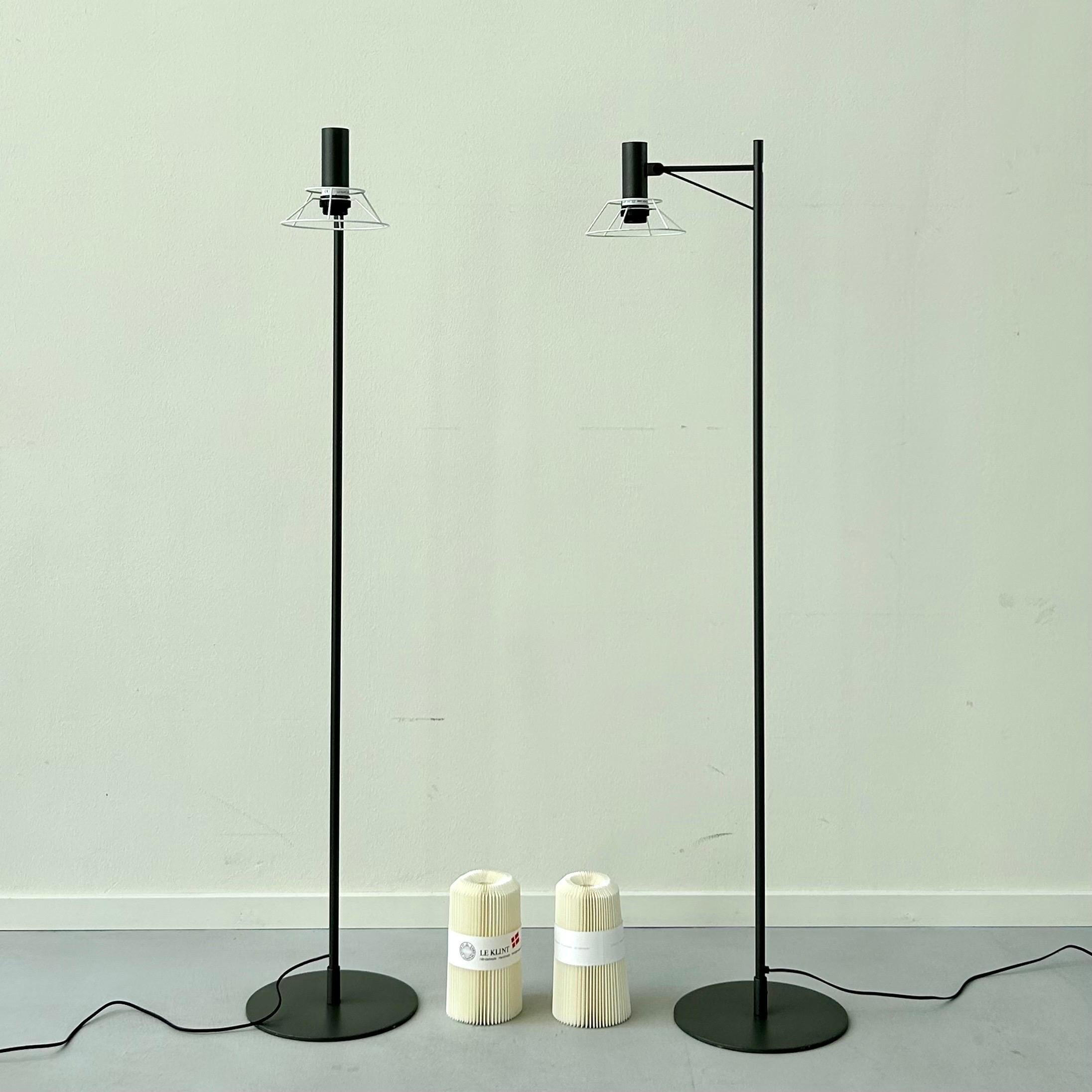 Set of Danish Modern Le Klint Floor Lamps, 1970s, Denmark For Sale 2