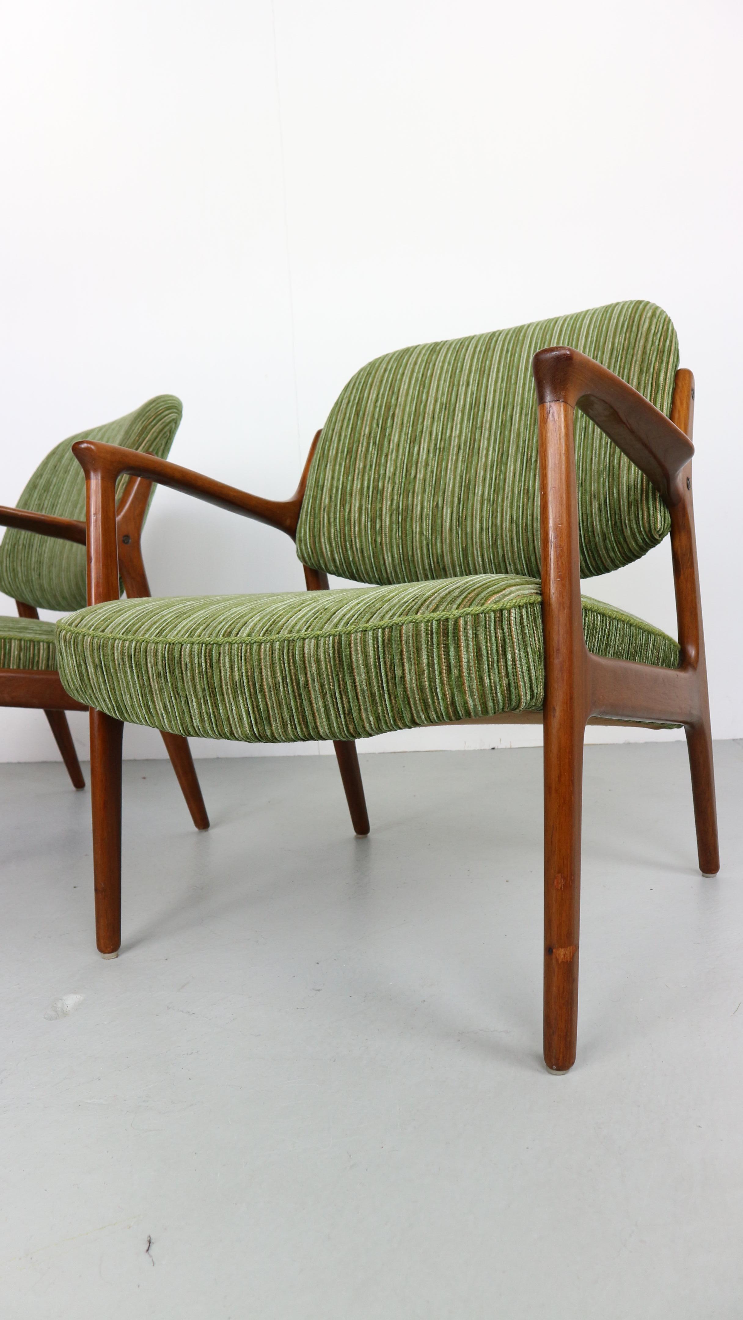 Set of Danish Teak Armchairs, 1960s 2