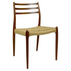 Set of Danish Teak Dining Chairs Mod, 78 by Niels Otto Möller