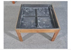 Set of Danish Teak Lounge Chairs and Tray Table by Illum Wikkelsø