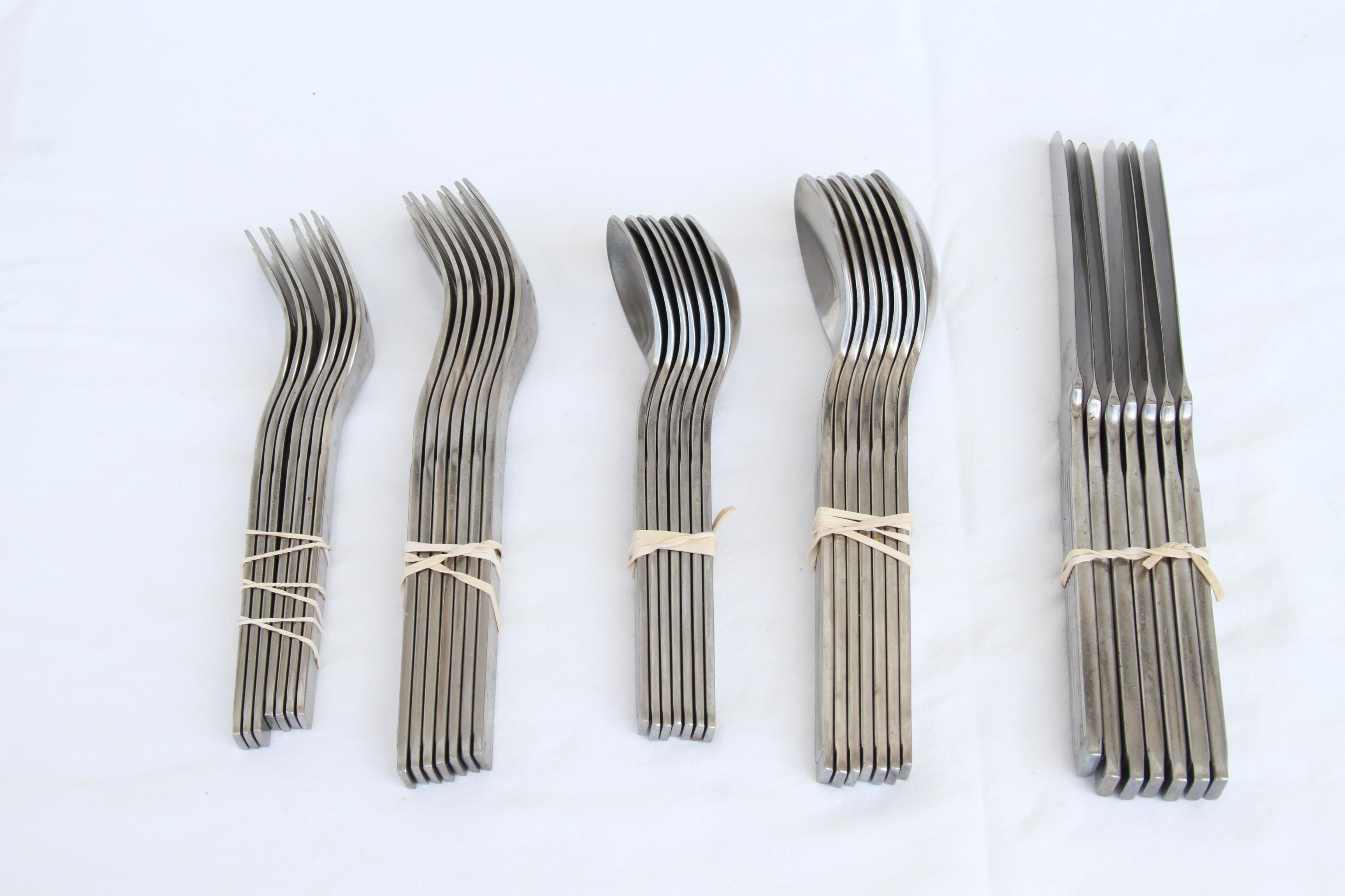 20th Century Set of Dansk Stainless Flatware For Sale