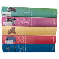 SET of Decorative Art books by Charlotte a Peter Fiell / Taschen