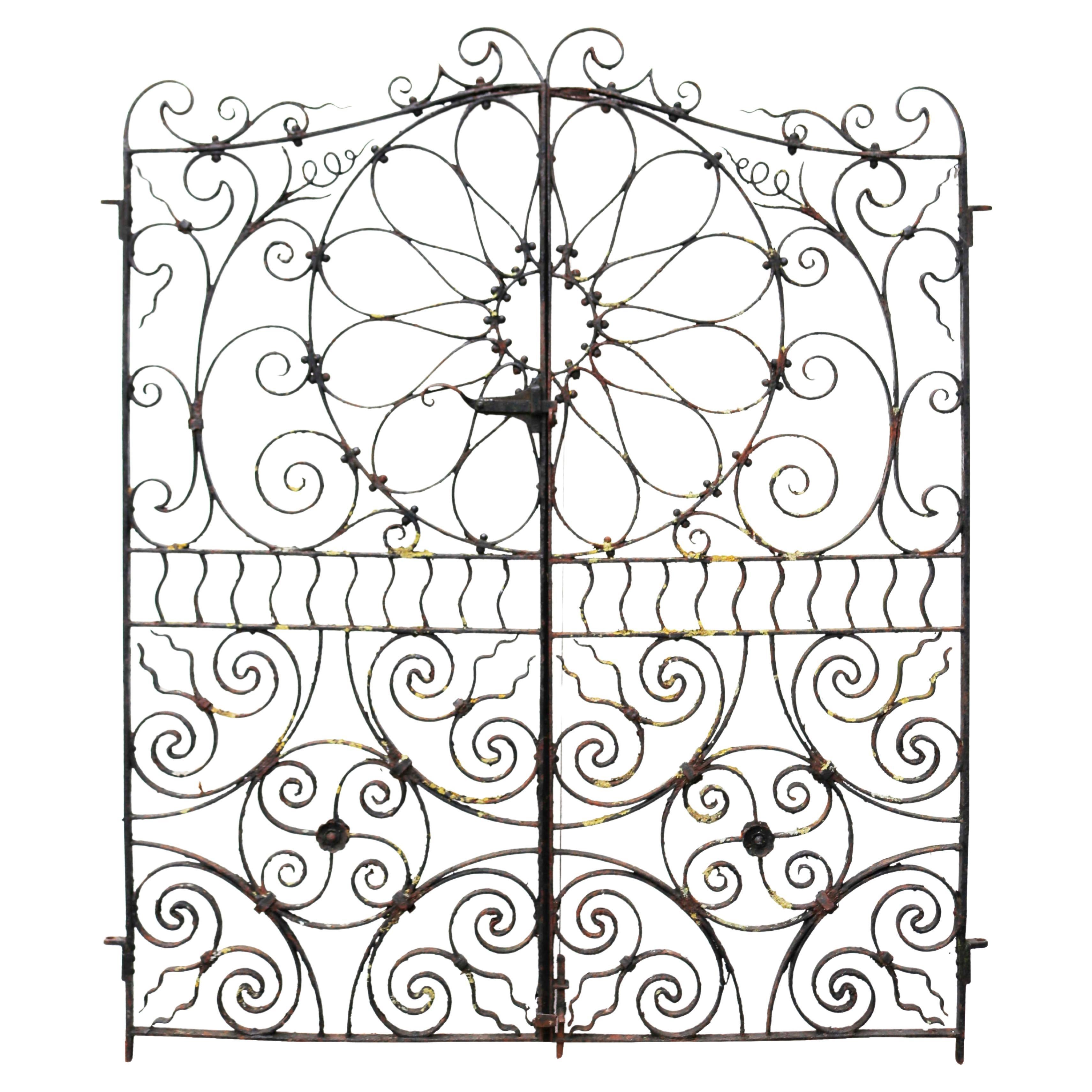 Set of Decorative Mid-Victorian Pedestrian Garden Gates For Sale