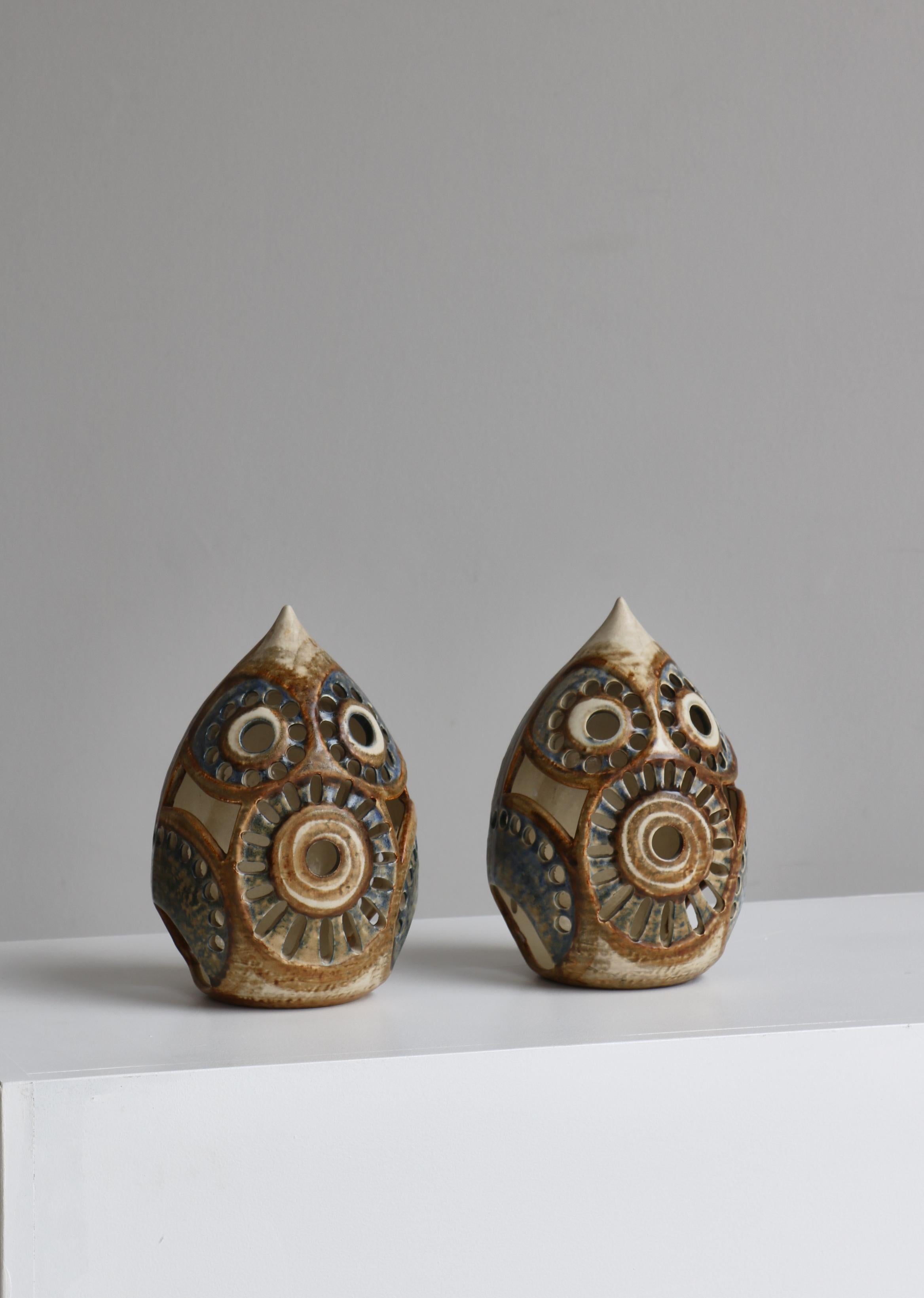 Scandinavian Modern Set of Decorative Stoneware 