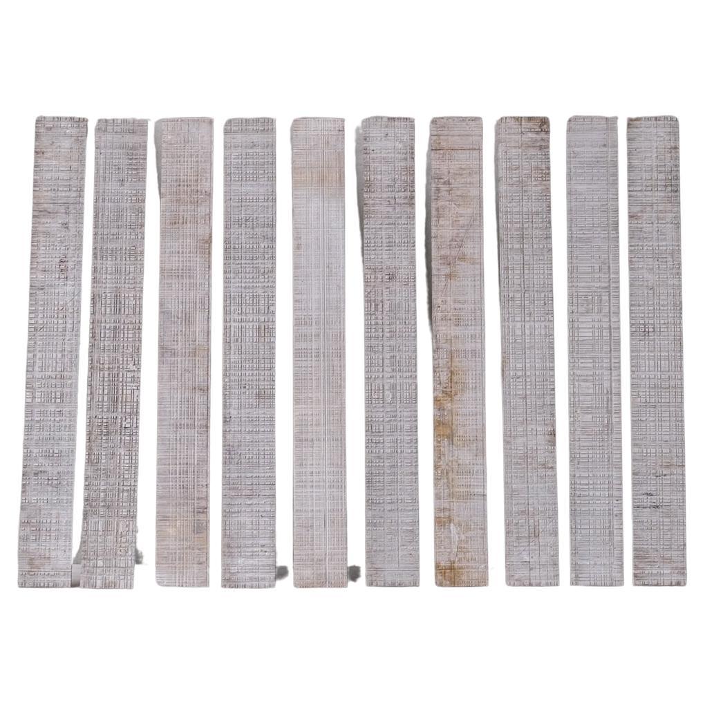 Set of Decorative Wall Panels from Stone Cutters For Sale