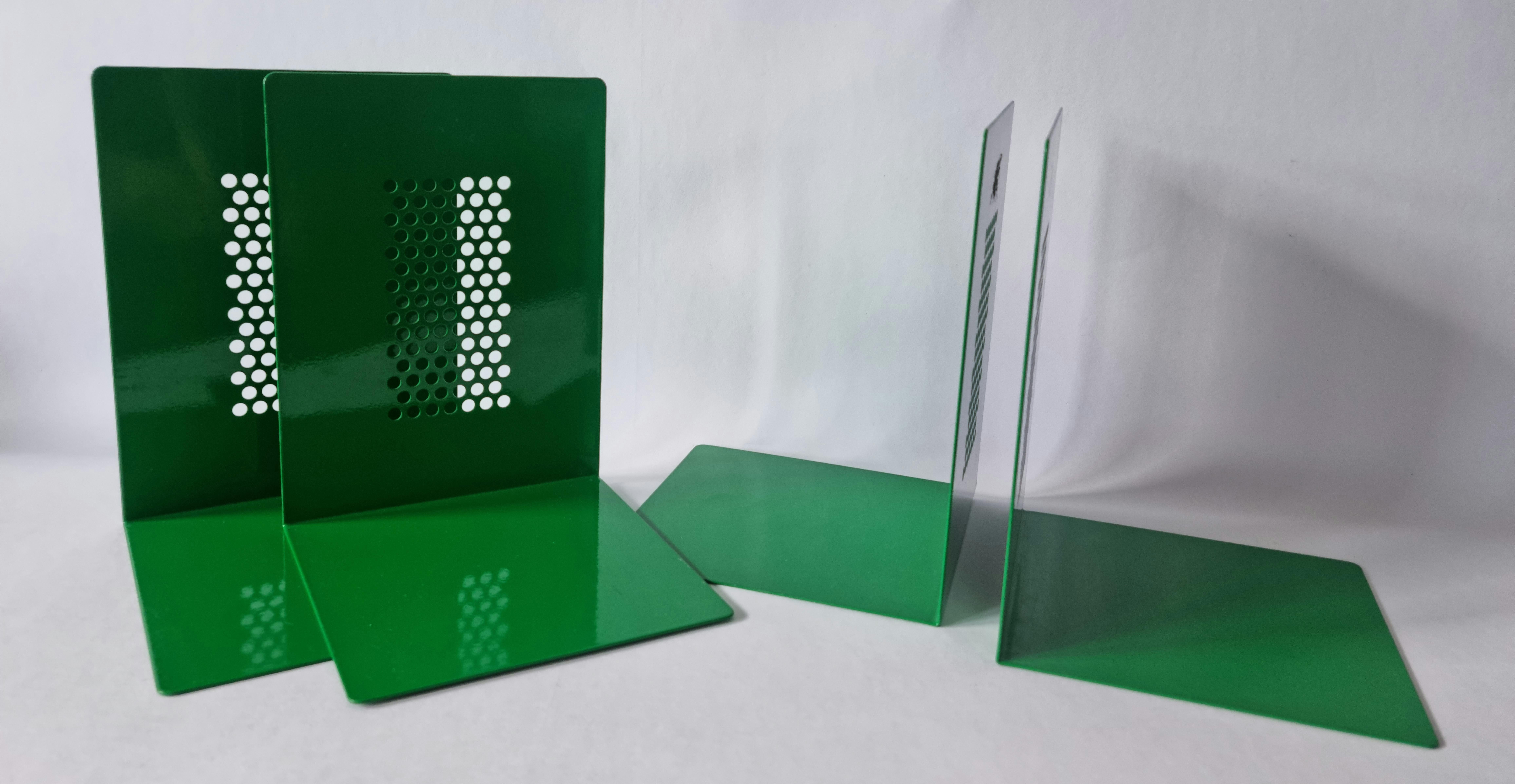 Metal Set of Desk Accessories by Rexite, Kartell, Neolt, 9 Pieces, Italy, 1980s For Sale