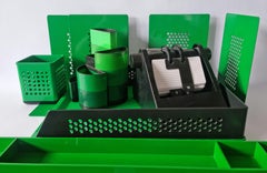 Ensemble d'accessoires de bureau de Rexite, Kartell, Neolt, 9 pièces, Italie, années 1980