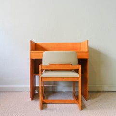 Set of Desk and Chair by José Cruz de Carvalho for Interforma, 1970's