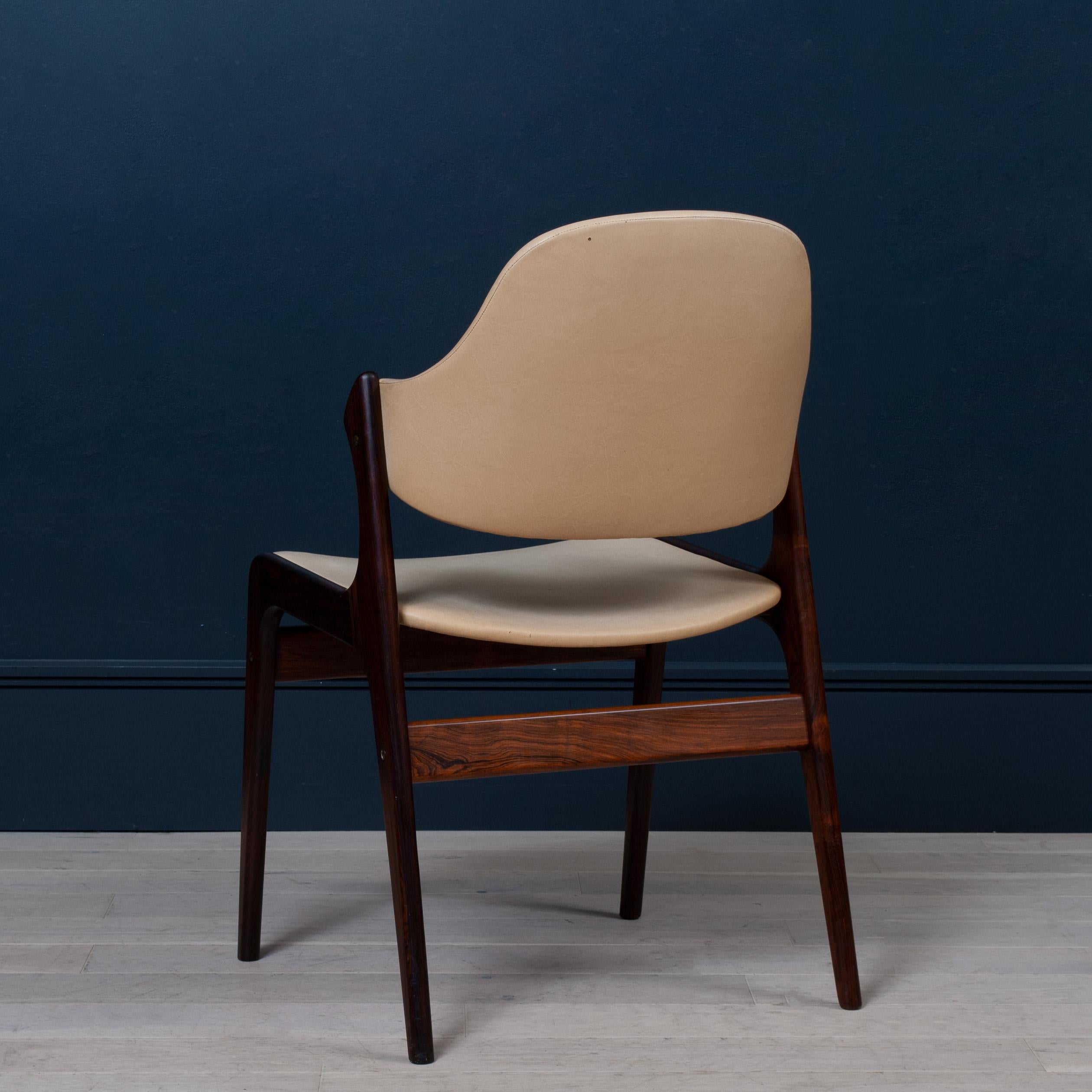 Set of Dining Chairs by Ejvind a Johansson, Ivan Gern Møbelfabrik In Good Condition In London, GB