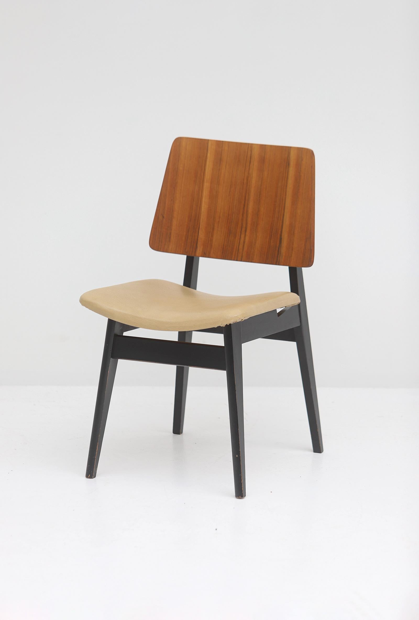 Set of Dining Chairs by Jos De Mey for Luxus 1950s 3