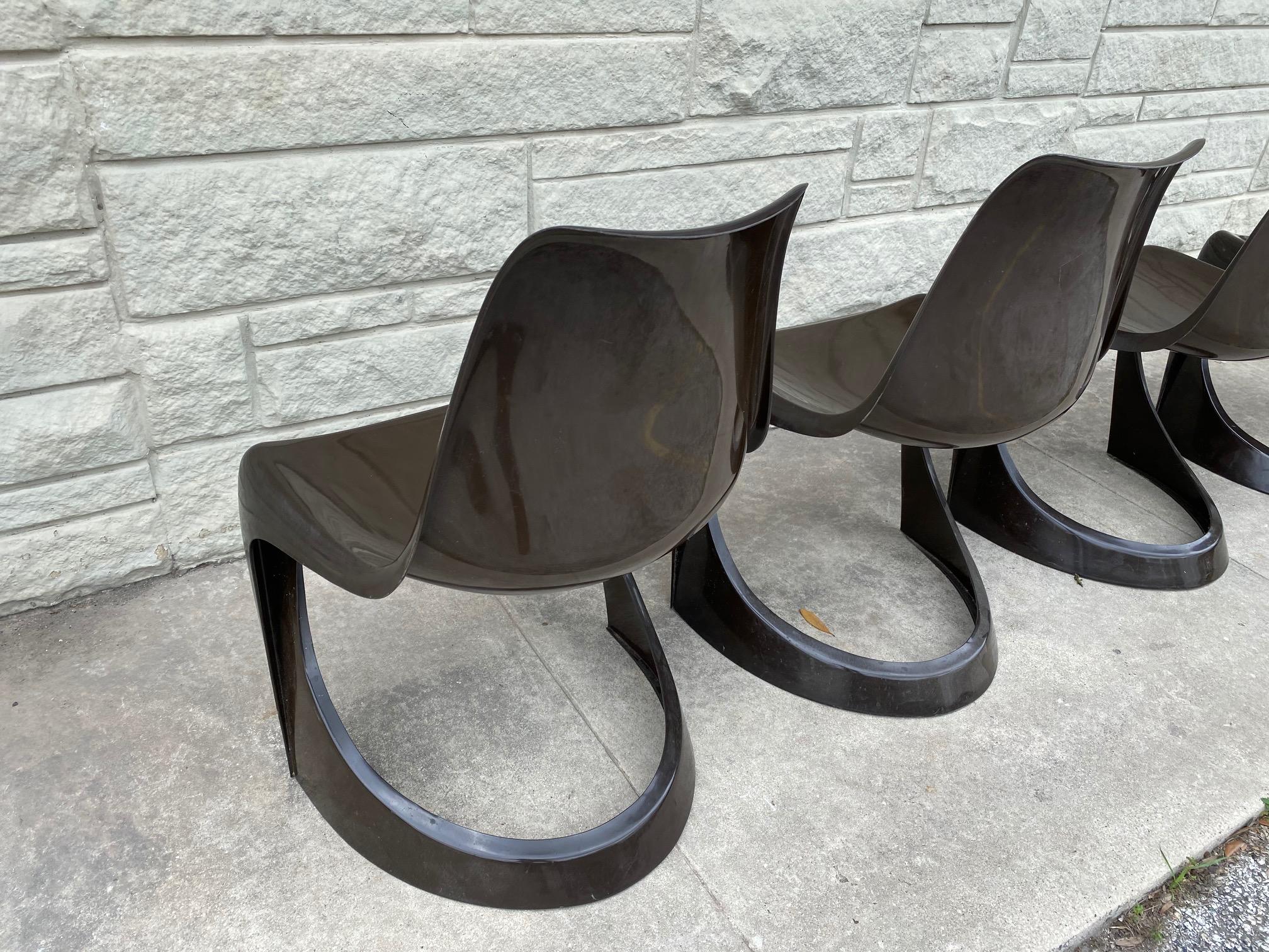 Set of Dining Chairs by Steen Østergaard for Cado 'A-Line Model 290' In Good Condition In San Antonio, TX