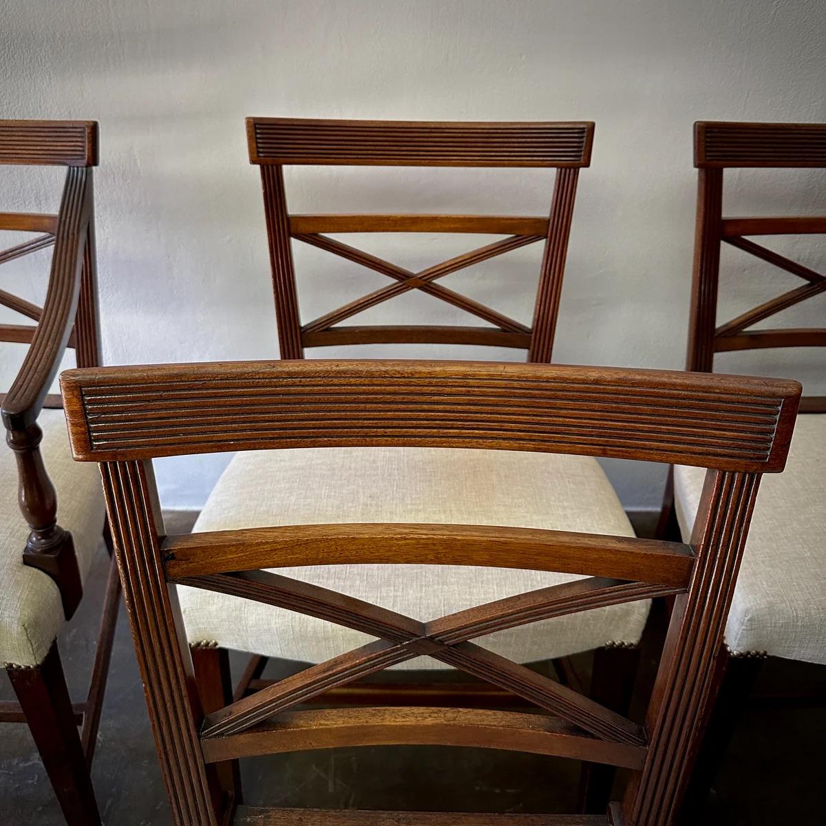 Ensemble de chaises de salle à manger Bon état - En vente à Los Angeles, CA