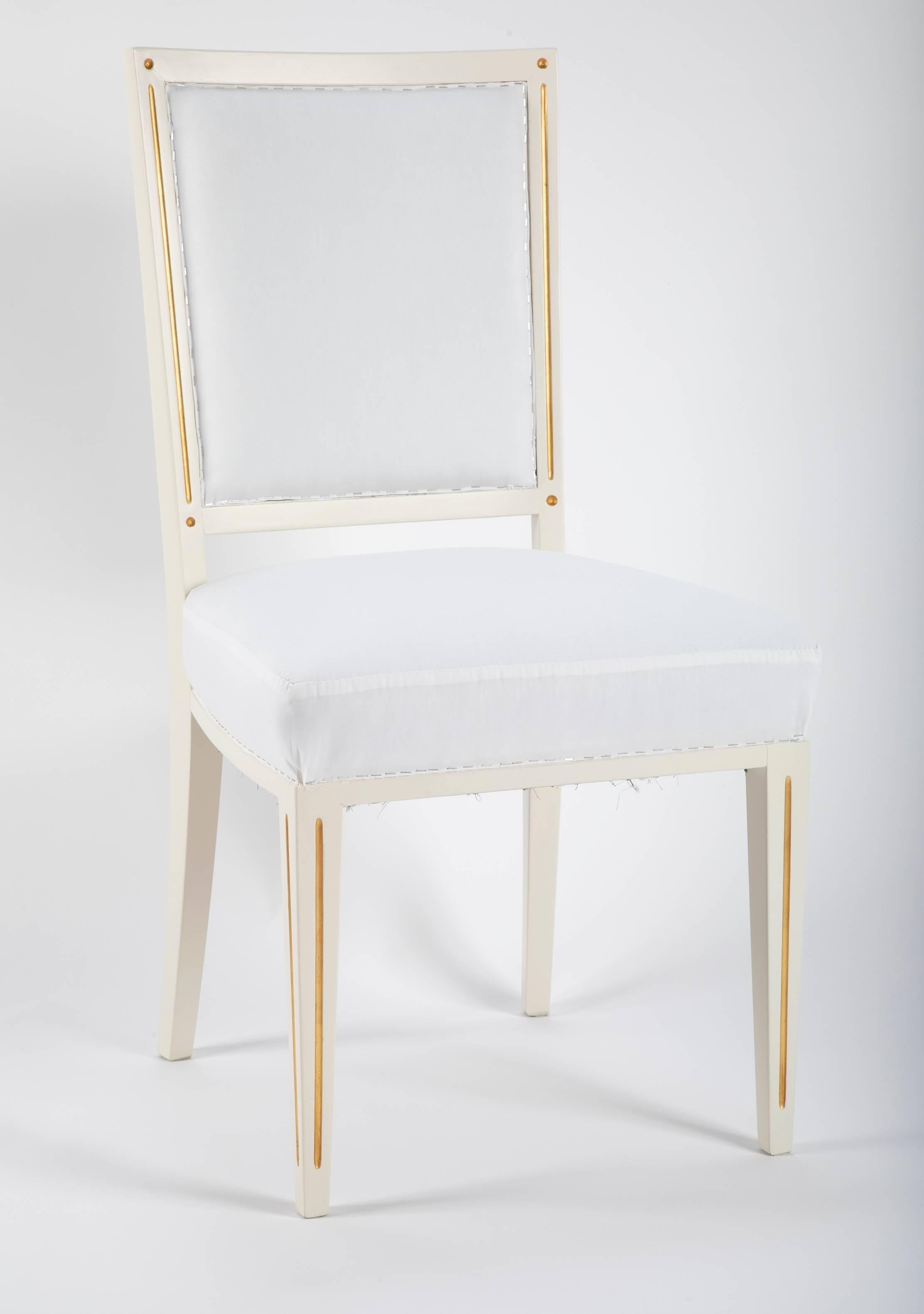 Set of Dining Chairs from Bellevue Palace/Berlin by Carl-Heinz Schwennicke For Sale