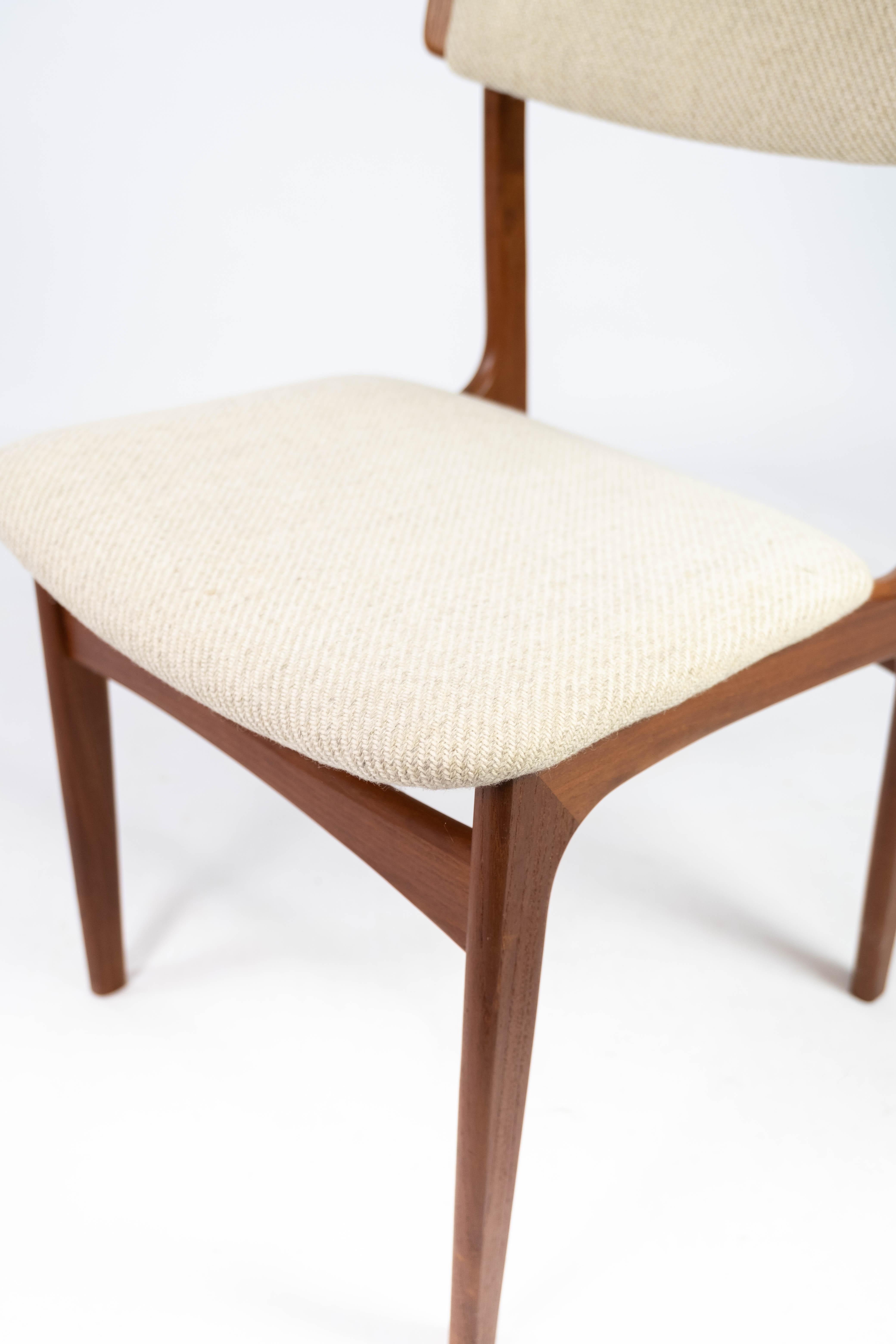 Set of Dining Room Chairs in Teak by Erik Buch, 1960s 2