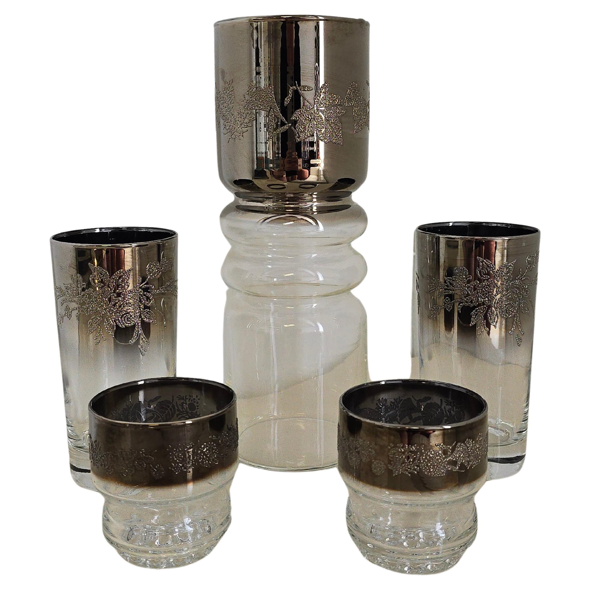 Juego de cristalería Dorothy Thorpe con jarra y vaso