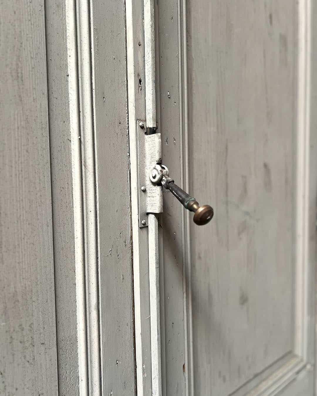 Vetro Set di porte a Orangerie doppie con telaio e sopraluce in vendita