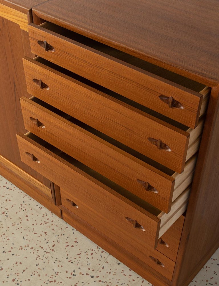 Set of Dressers by Bramin from 1960s with Corner Shelf For Sale at 1stDibs