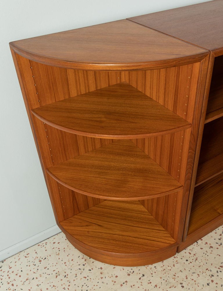 Set of Dressers by Bramin from 1960s with Corner Shelf For Sale at 1stDibs