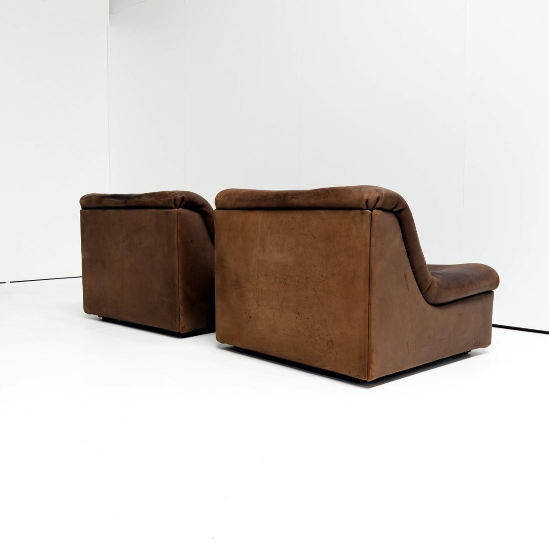 Set of DS46 De Sede Seats in Leather 3