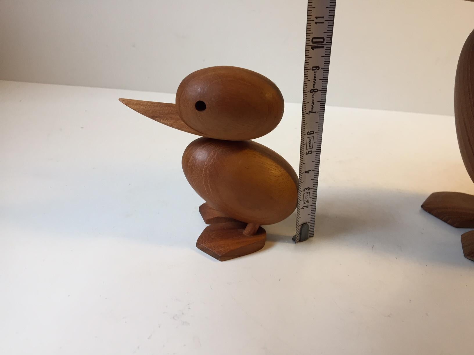Danish Set of Duck & Duckling in Teak by Hans Bølling for Architectmade