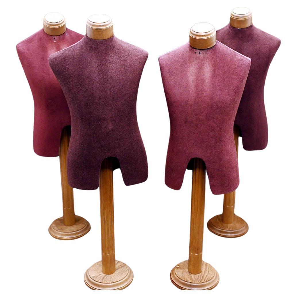 Set Of Dummy Stands Shop Mannequins Salvaged 1950