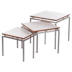 Set of Dutch Side Tables Design Cees Braakman, 1960s