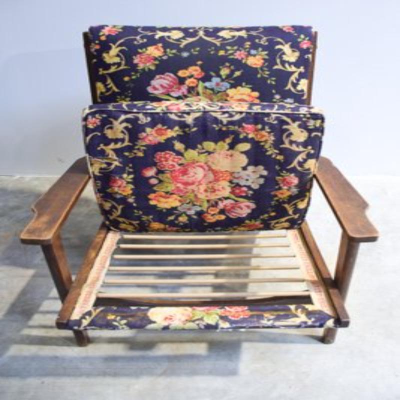 Satz Dutey-Sessel von Knoll für Parker, 1960er Jahre (Stoff) im Angebot